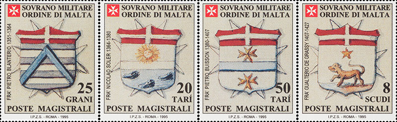 Emissione 213 – Stemmi dei Gran Priori del Sovrano Militare Ordine di Malta