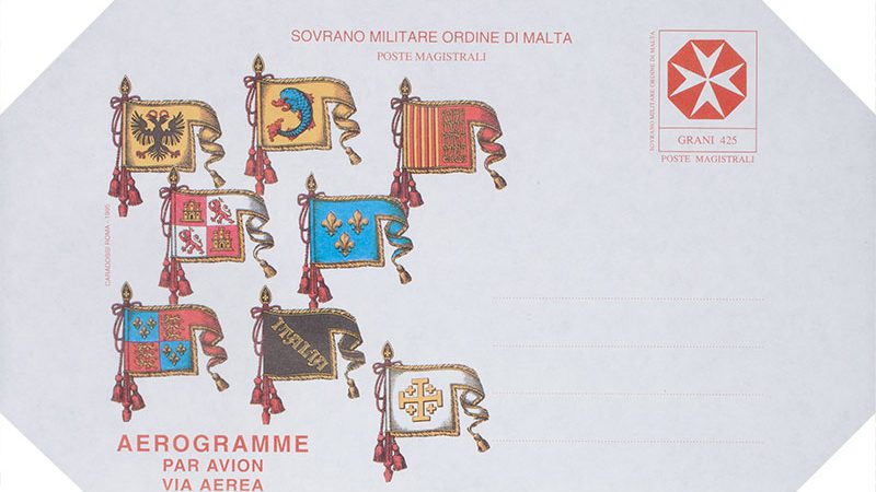 Emissione 214 – Aerogramma del Sovrano Militare Ordine di Malta