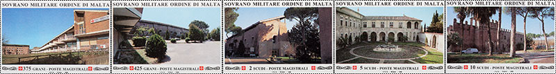 Emissione 220 – Ospedale S.Giovanni Battista con il castello della magliana in Roma dell’associazione dei cavalieri italiani del Sovrano Militare Ordine di Malta