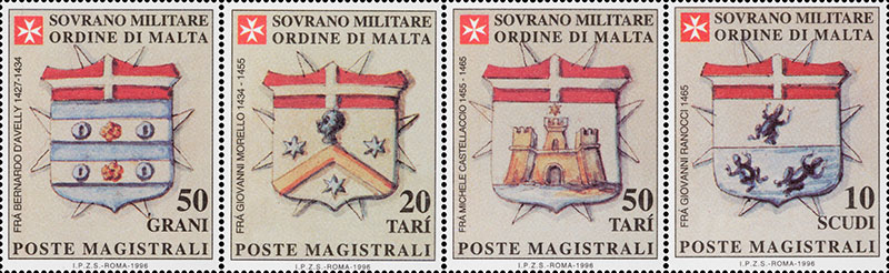 Emissione 223 – Stemmi dei Gran Priori del Sovrano Militare Ordine di Malta