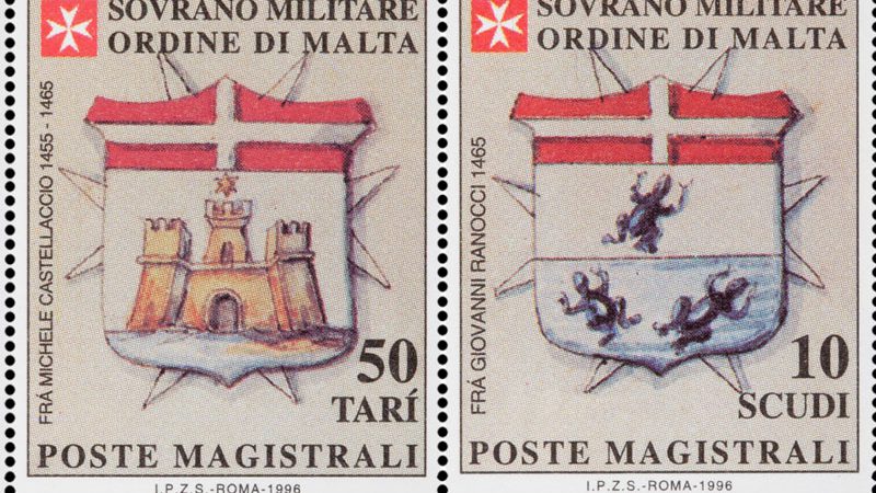 Emissione 223 – Stemmi dei Gran Priori del Sovrano Militare Ordine di Malta