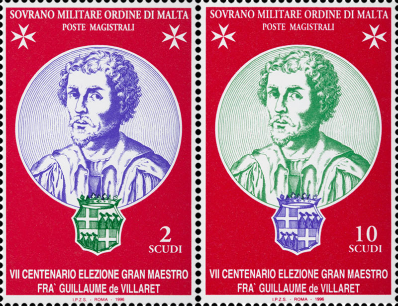 Emissione 225 – VII Centenario dell’elezione del Gran Maestro Fra’ Guillaume De Villaret