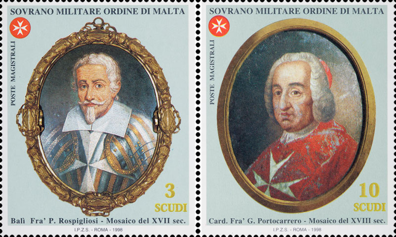 Emissione 243 – Ritratti a mosaico di dignitari del Sovrano Militare Ordine di Malta