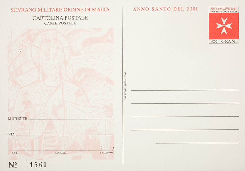 Emissione 264 – Anno Santo del 2000 – Cartolina Postale