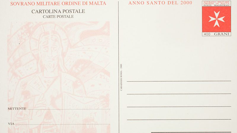 Emissione 264 – Anno Santo del 2000 – Cartolina Postale