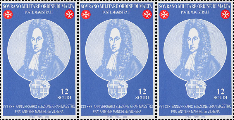 Emissione 294 – Anniversario dell’elezione del Gran Maestro Fra’ Antoine Manoel De Vilhena
