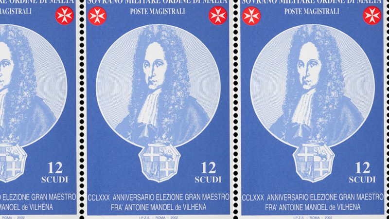 Emissione 294 – Anniversario dell’elezione del Gran Maestro Fra’ Antoine Manoel De Vilhena