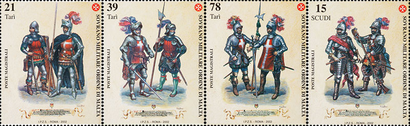 Emissione 299 – Costumi e uniformi del Sovrano Militare Ordine di Malta
