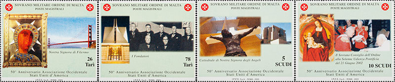 Emissione 311 – 50° Anniversario Associazione Occidentale Stati Uniti d’America del Sovrano Militare Ordine di Malta