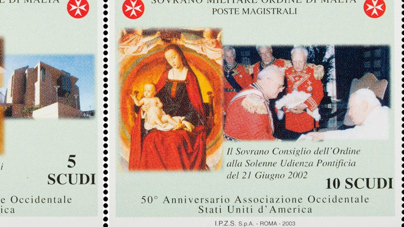 Emissione 311 – 50° Anniversario Associazione Occidentale Stati Uniti d’America del Sovrano Militare Ordine di Malta