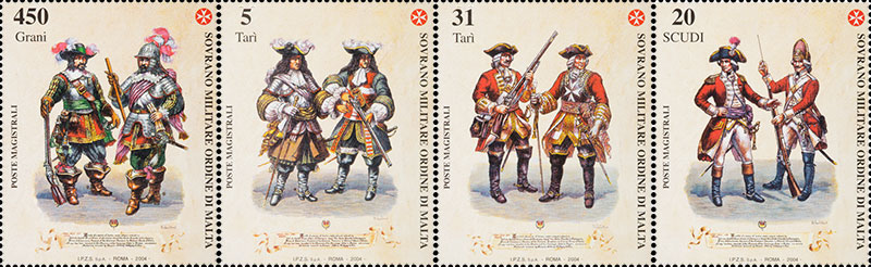Emissione 320 – Costumi e uniformi del Sovrano Militare Ordine di Malta