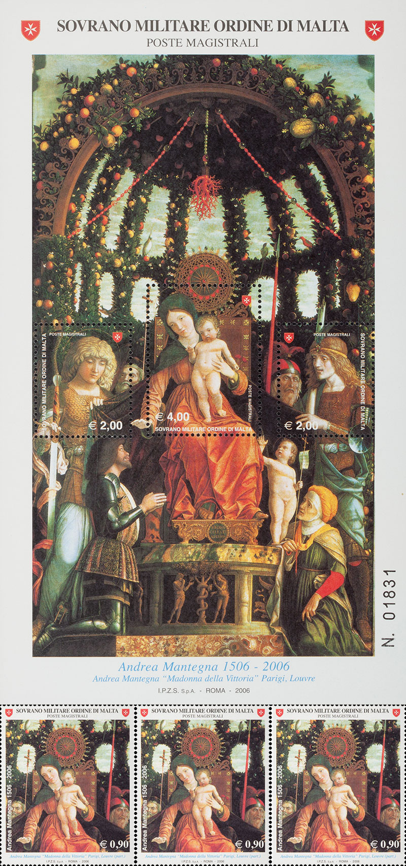 Emissione 346 – V Centenario della morte di Andrea Mantegna