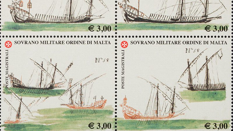 Emissione 356 – Storia della marina del Sovrano Militare Ordine Ospedaliero di San Giovanni di Gerusalemme di Rodi e di Malta – Emissione 2006/2