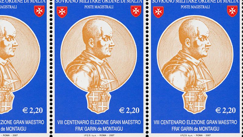 Emissione 361 – VIII Centenario dell’elezione del Gran Maestro Fra’ Garin De Montaigu