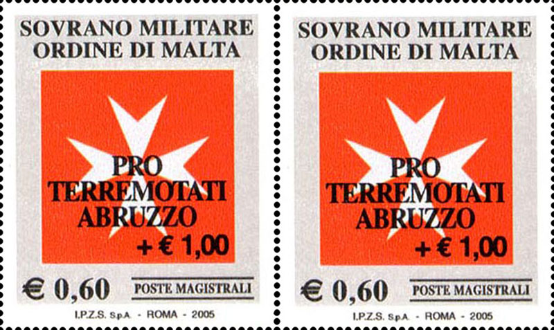 Emissione 391 – Sovrastampa pro terremotati Abruzzo
