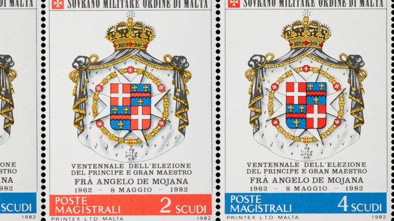 Emissione 65 – Ventennale elezione S.A. Em.Ma Fra’ Angelo De Mojana Principe e Gran Maestro del Sovrano Militare Ordine di Malta
