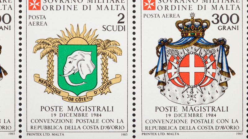 Emissione 86 – Convenzione postale con la repubblica della Costa d’Avorio