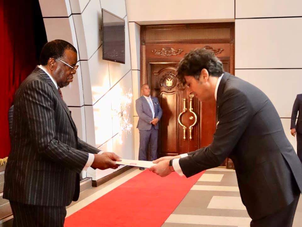Der Präsident der Republik Namibia nahm das Beglaubigungsschreiben von neuem Botschafter des Souveränen Malteserordens