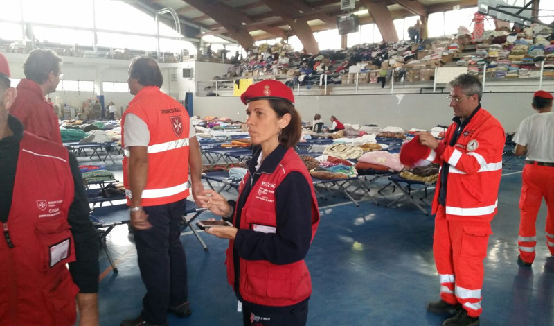 Earthquake in Italy: Order of Malta’s Italian Relief Corps Rescue and Assistance Operations