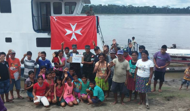 A Hospital Ship brings healthcare to rural communities along the Rio Napo in Peru