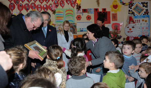 Fra’ Matthew Festing partecipa alle celebrazioni del 20° anniversario del Malteser Albania