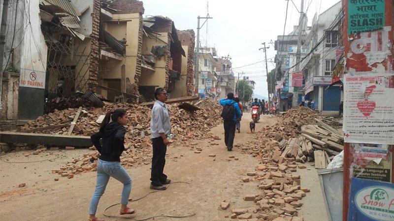 Tremblement de terre au Népal : l’Agence de secours internationale de l’Ordre de Malte envoie une équipe de secouristes.