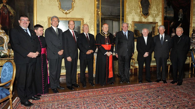 Cardinal Peter Erdo Bailiff of the Order of Malta