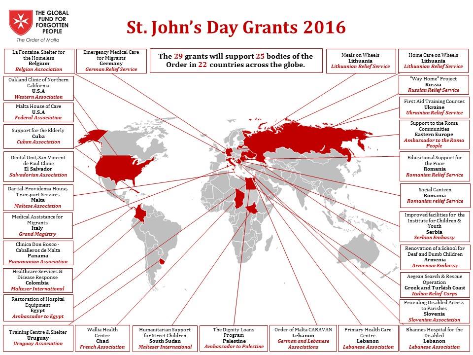 Il Fondo Globale per i Dimenticati ha assegnato 29 sovvenzioni