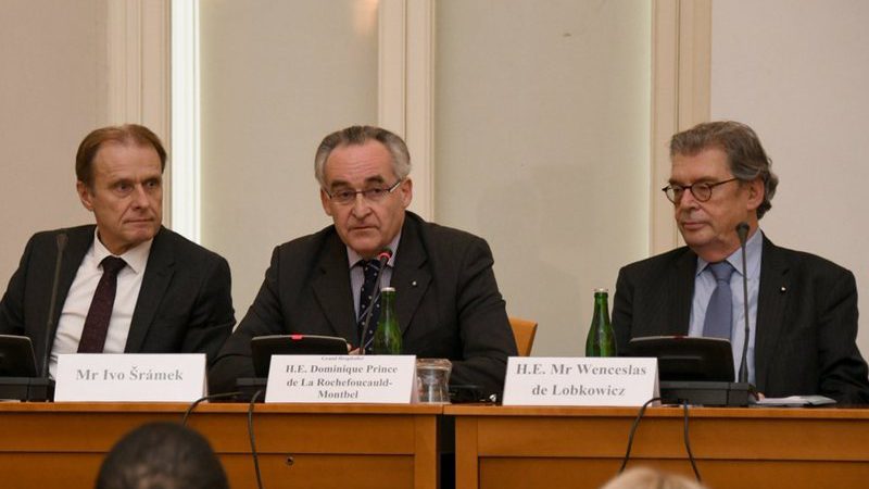 The Grand Hospitaller in Prague invited by the Diplomatic Academy of the Czech Republic