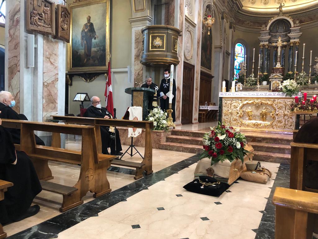 Last Respects Paid to Fra’ Roggero Caccia Dominioni