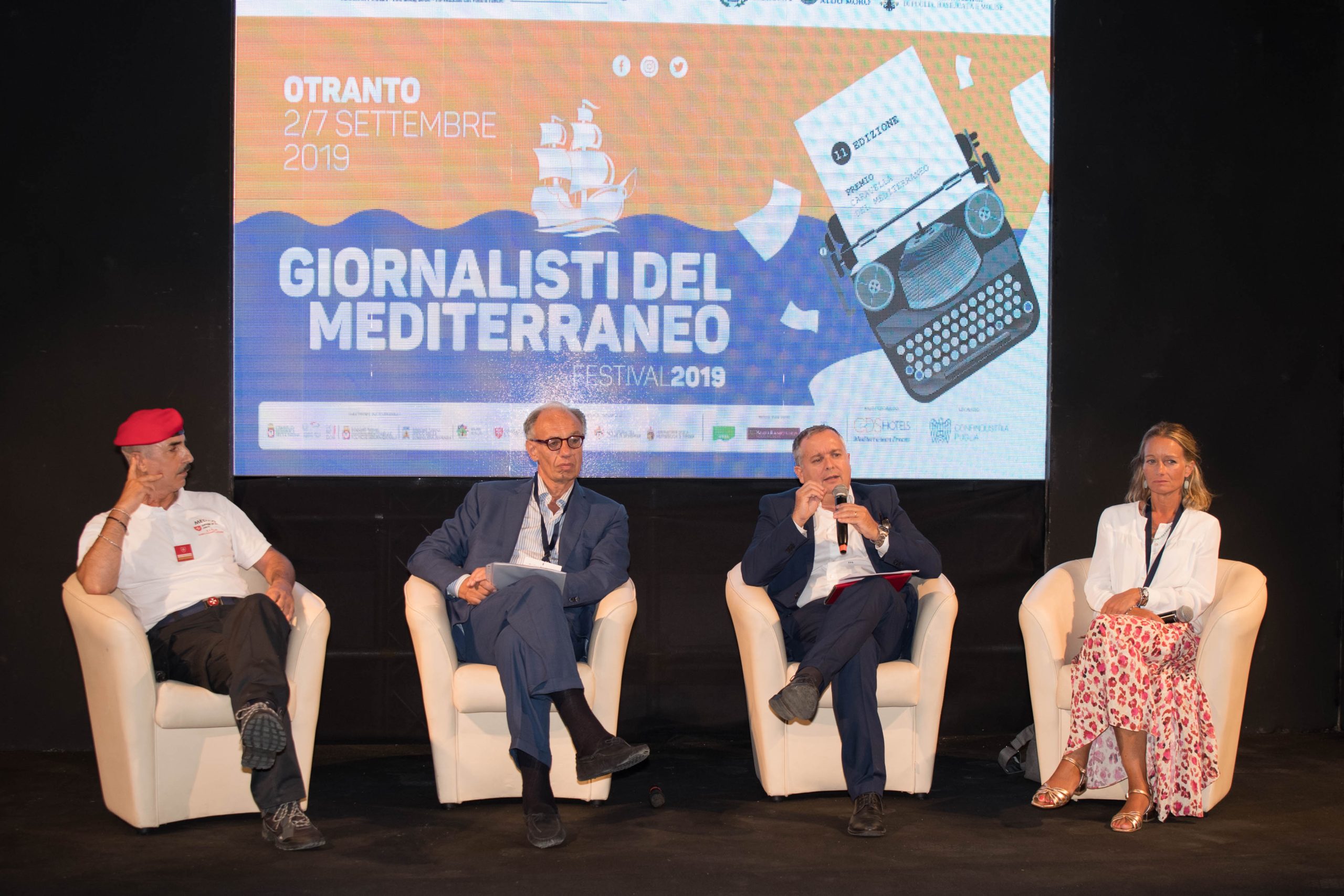 Order of Malta at the Mediterranean Festival of Journalists in Otranto