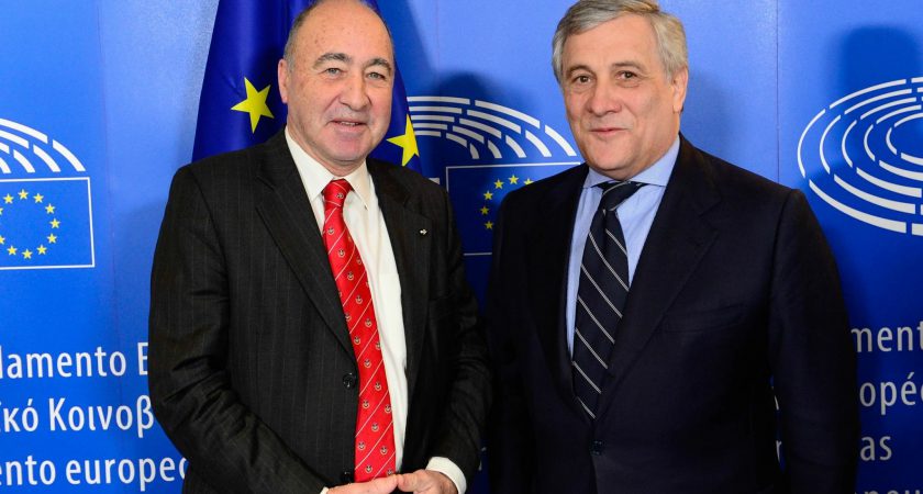 El Embajador de la Orden de Malta ante la Unión Europea, recibido por el Presidente del Parlamento Europeo