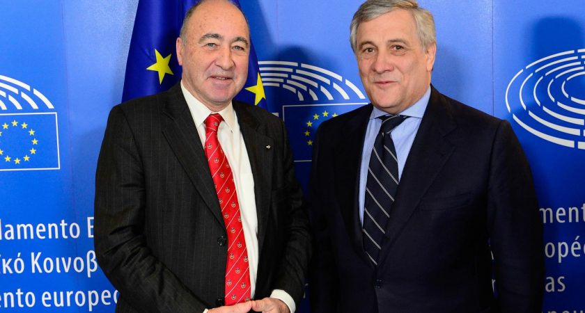 The Ambassador of the Order of Malta to the European Union was received by the President of the European Parliament