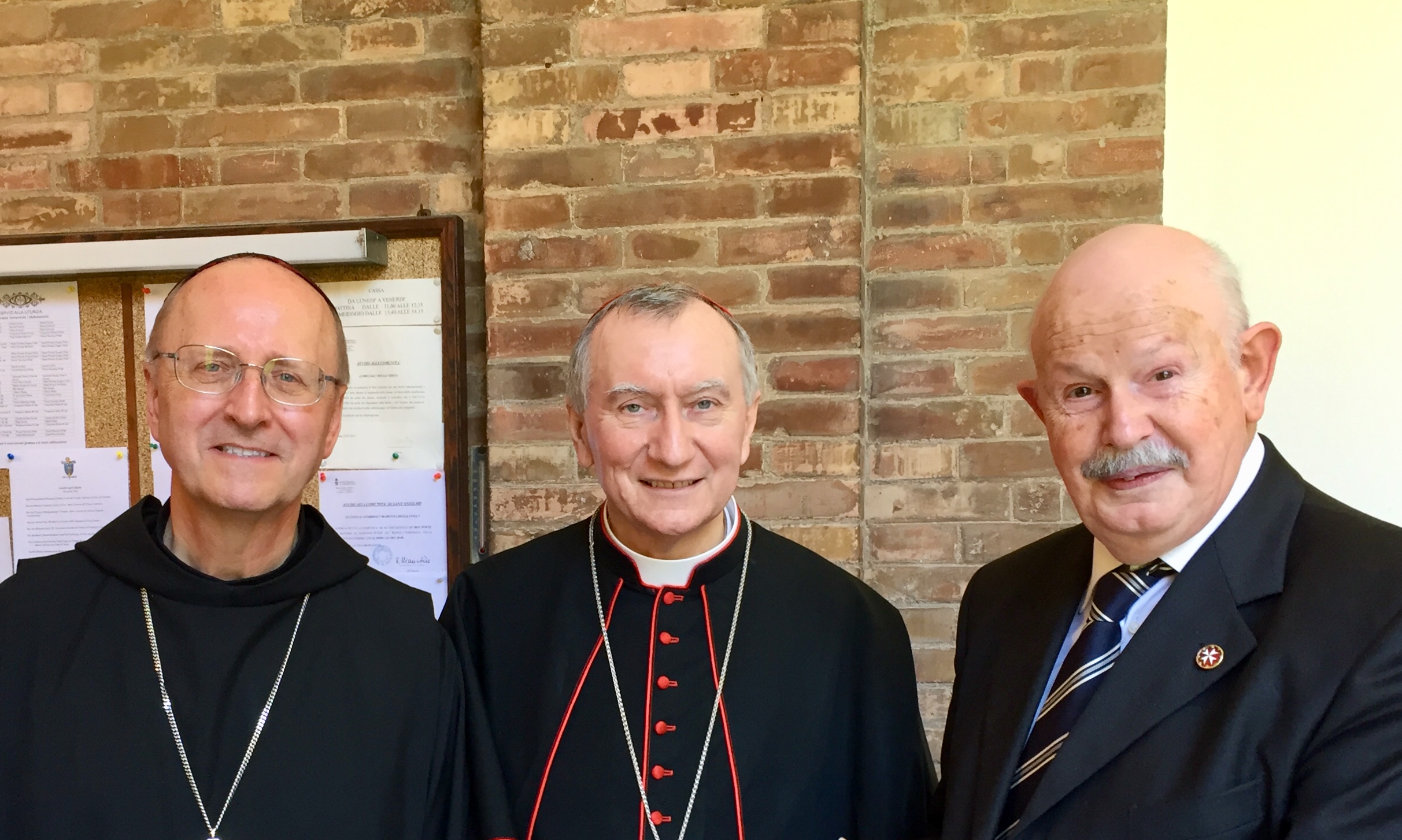 Fra’ Giacomo Dalla Torre at the Benedictine Celebrations