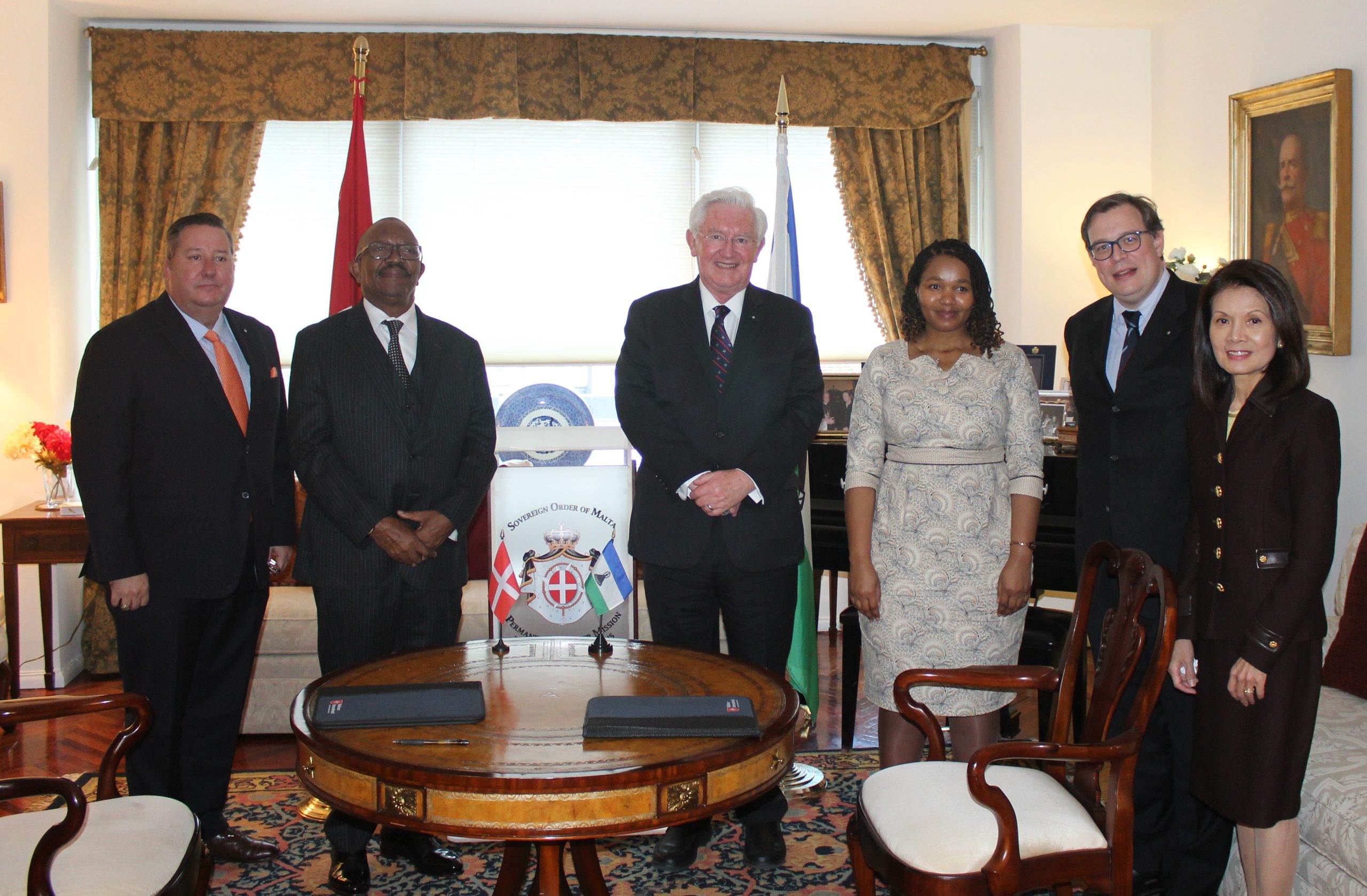 La mission de l’Ordre de Malte auprès des Nations Unies à New-York annonce l’ouverture de relations diplomatiques avec le Royaume du Lesotho
