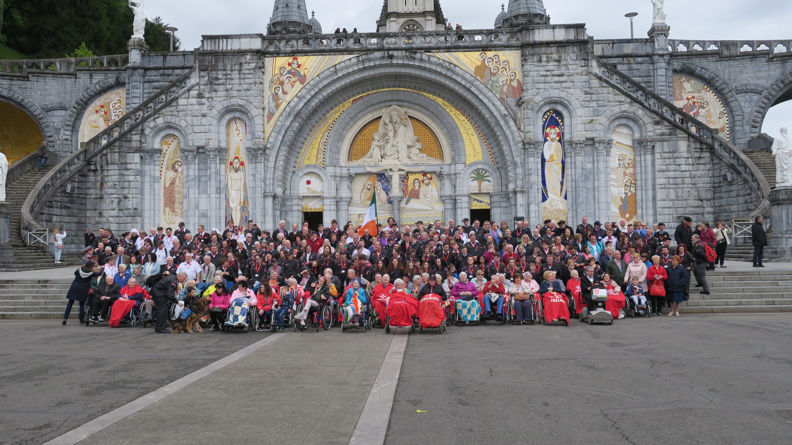 Aus 45 Ländern kamen die Teilnehmer für die internationale Pilgerreise des Malteserordens nach Lourdes