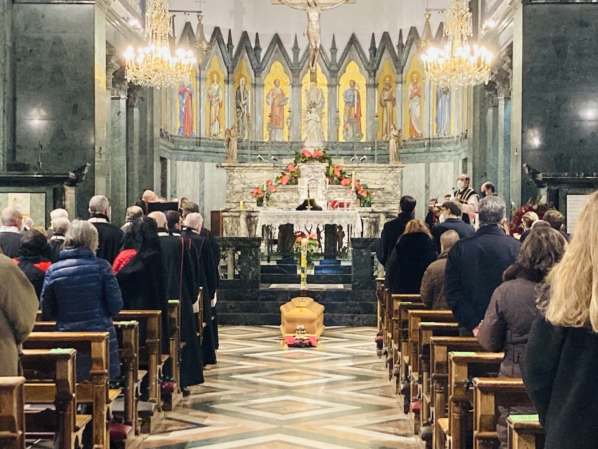 Funeral of Fra’ Silvio Goffredo Martelli in Genoa