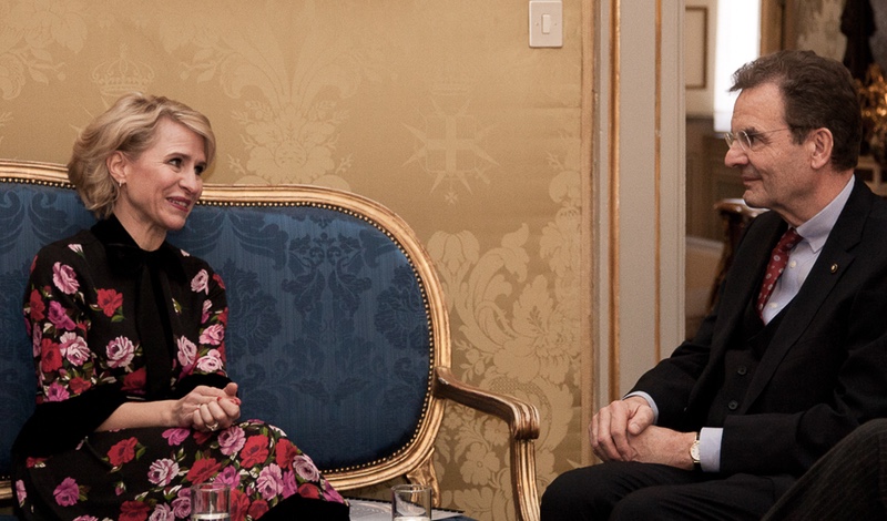 Le Ministre des Affaires étrangères du Liechtenstein en visite à Rome : les projets d’intégration pour les migrants au cœur des rencontres avec le Grand Chancelier