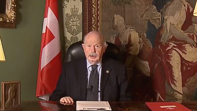 Message du Lieutenant de Grand Maître de l’Ordre souverain de Malte