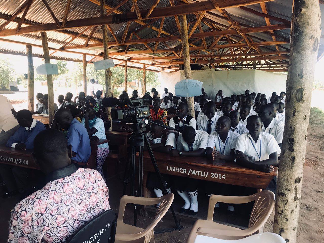 Inauguration d’une école écologique au sein du camp pour réfugiés de Rhino dans le Nord de l’Ouganda