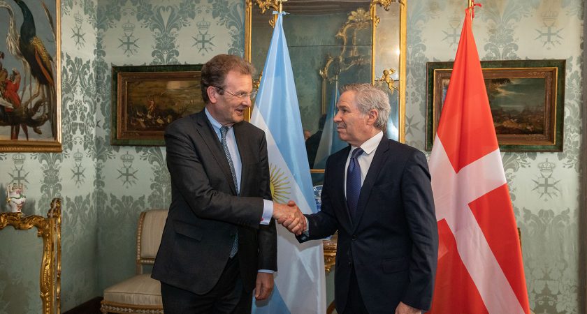Meeting with Argentine Foreign Affairs Minister focussed on Covid-19 and migration