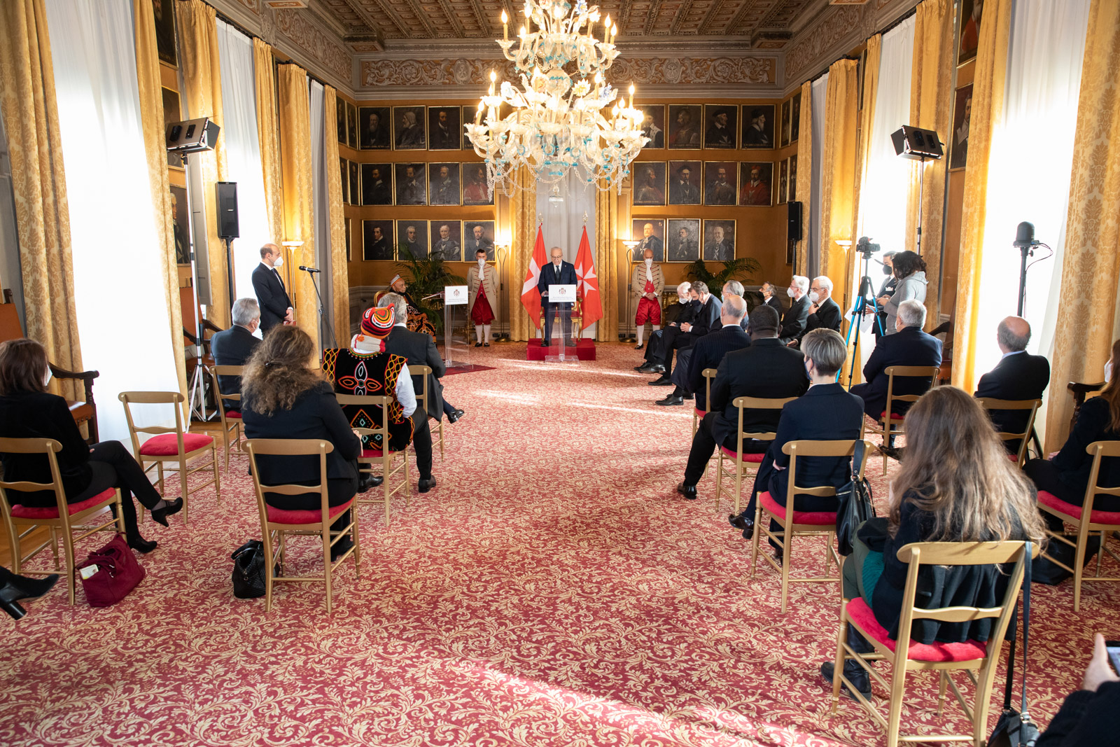 Discours du Lieutenant de Grand Maître Fra’ Marco Luzzago  au Corps diplomatique accrédité  auprès de l’Ordre souverain de Malte