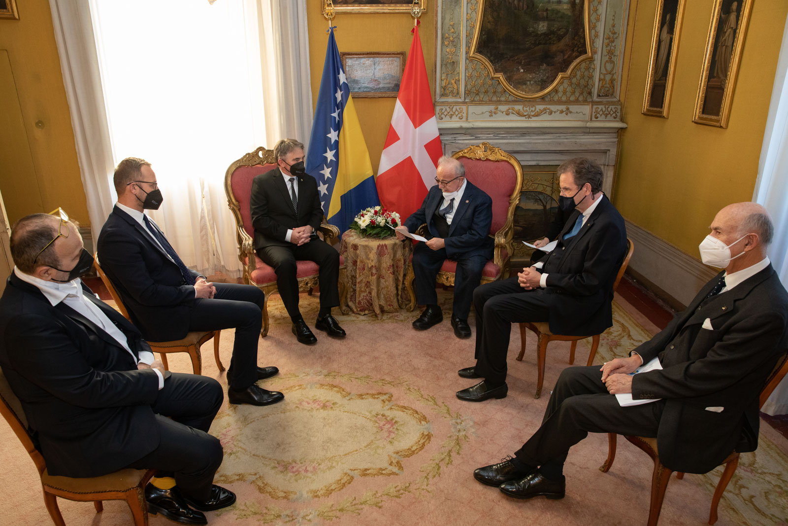 Visita oficial del presidente de Bosnia y Herzegovina