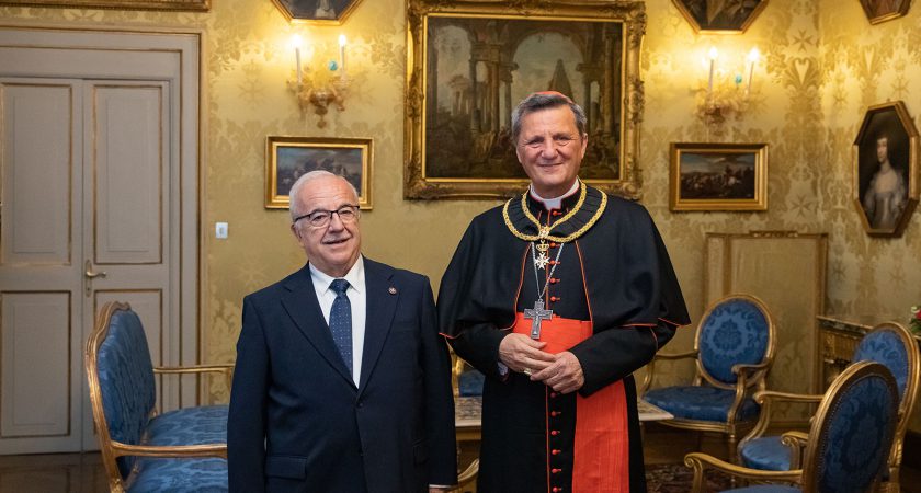 El Lugarteniente del Gran Maestre recibe al cardenal Mario Grech