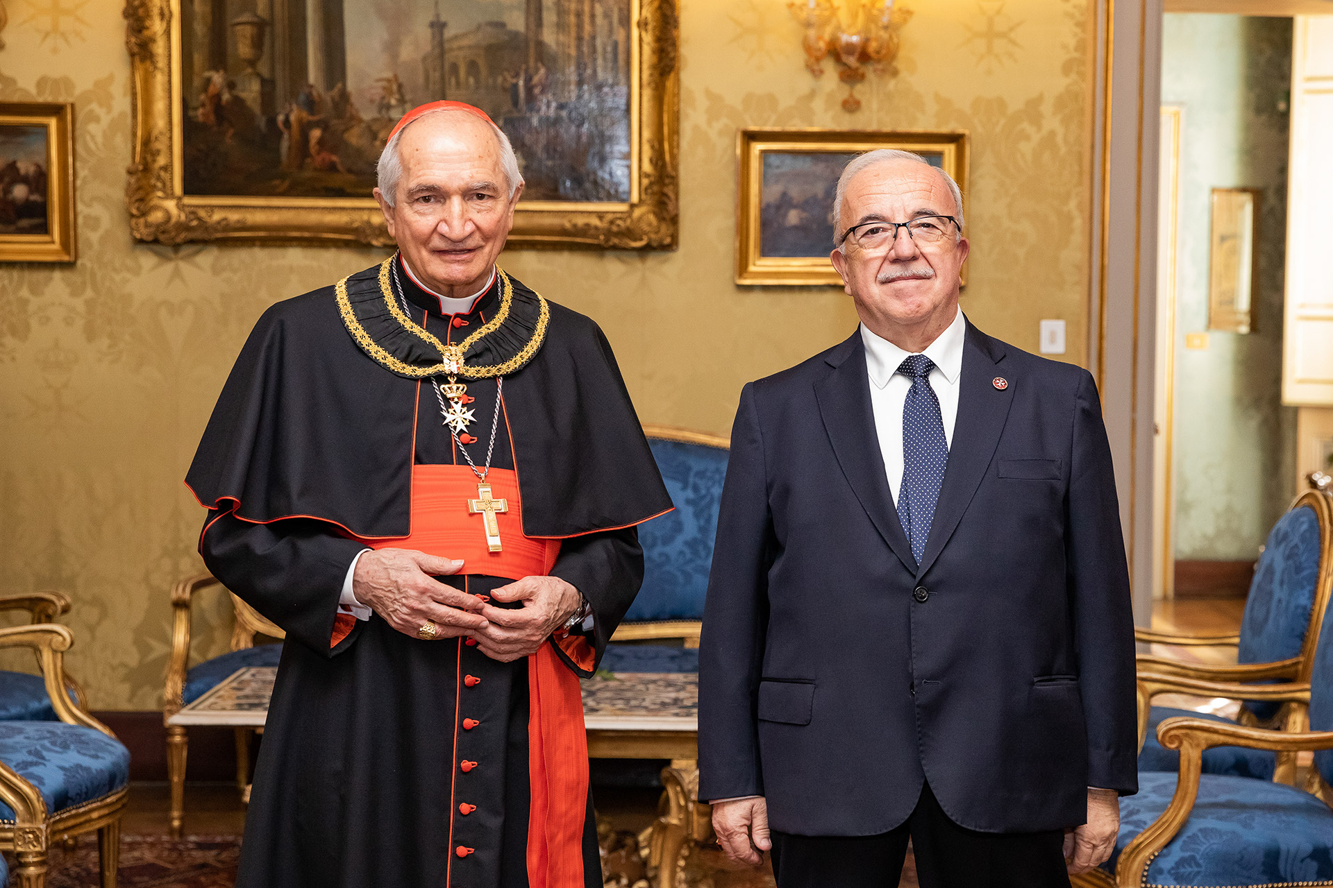 Il Cardinale Silvano Maria Tomasi è Balì Gran Croce di Onore e Devozione