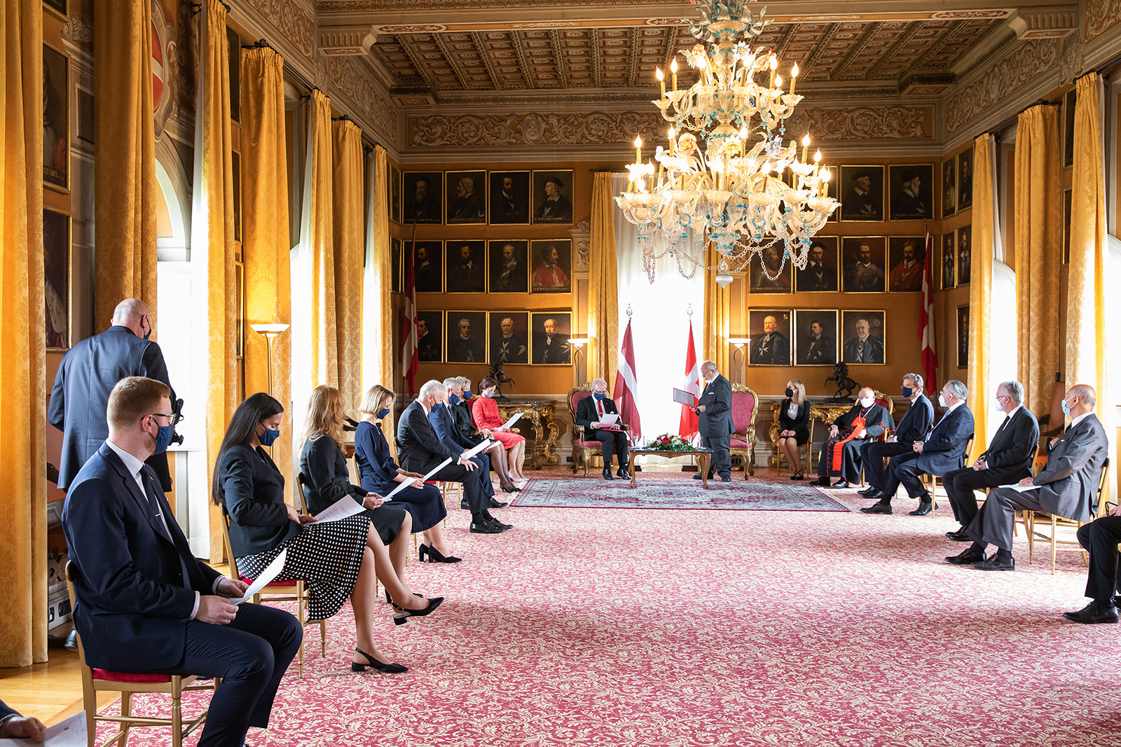 Offizieller Besuch des Präsidenten von Lettland