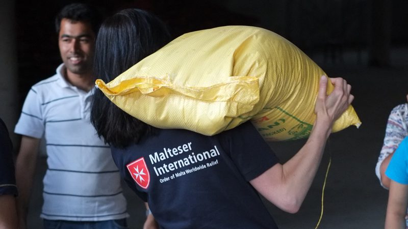 In the six months following the Nepal earthquake, Malteser International has provided 70,000 people with aid as well as given help to clear the rubble from their homes and villages.