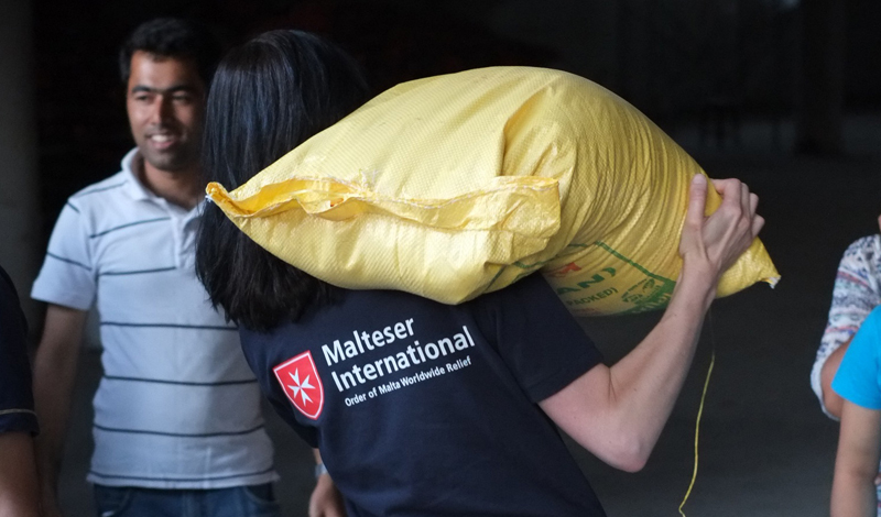 In the six months following the Nepal earthquake, Malteser International has provided 70,000 people with aid as well as given help to clear the rubble from their homes and villages.