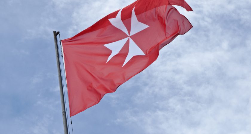 Order of Malta High Offices at Funeral of Vittorio Emanuele di Savoia in Turin Cathedral