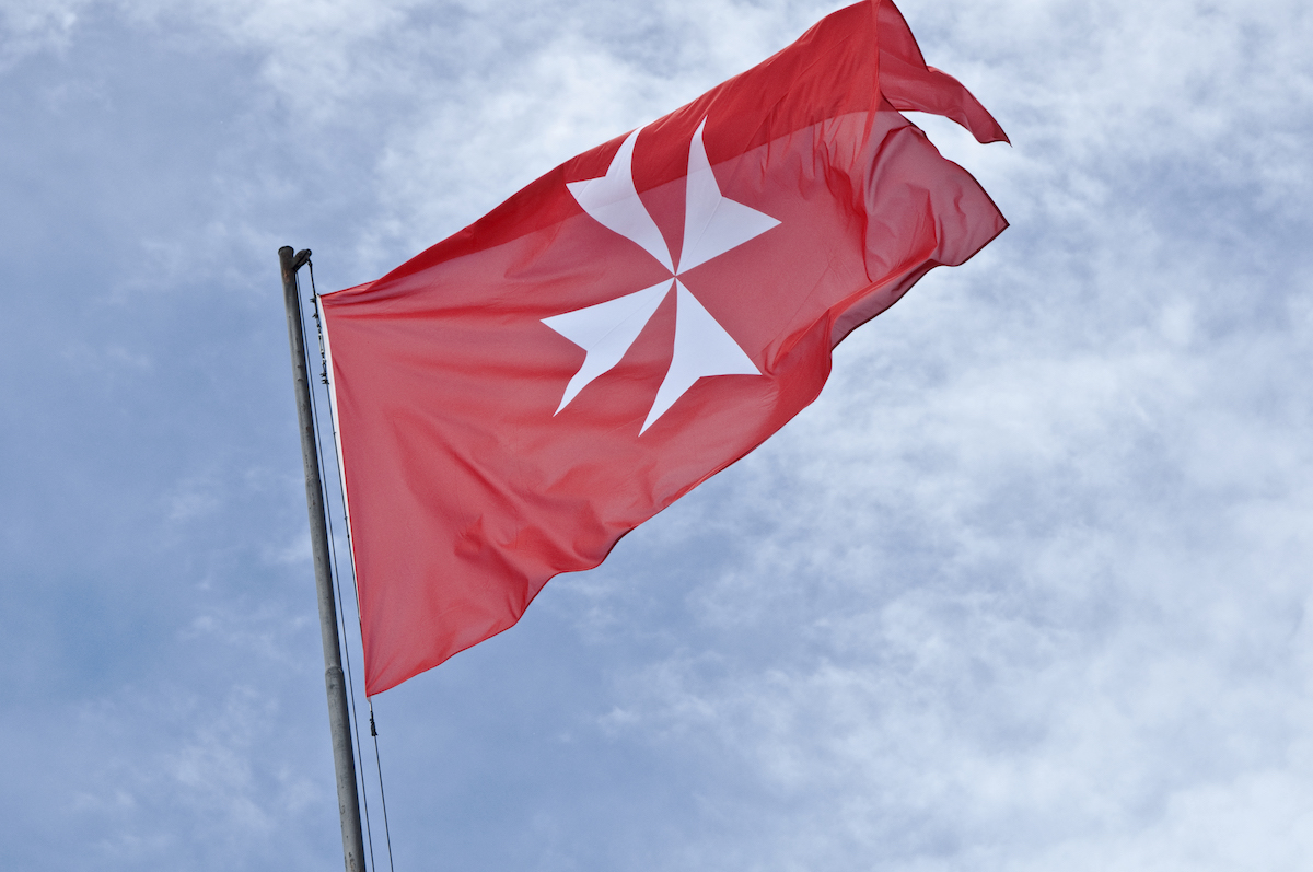 Order of Malta High Offices at Funeral of Vittorio Emanuele di Savoia in Turin Cathedral